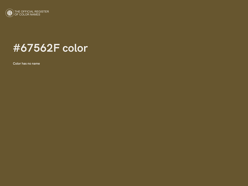 #67562F color image
