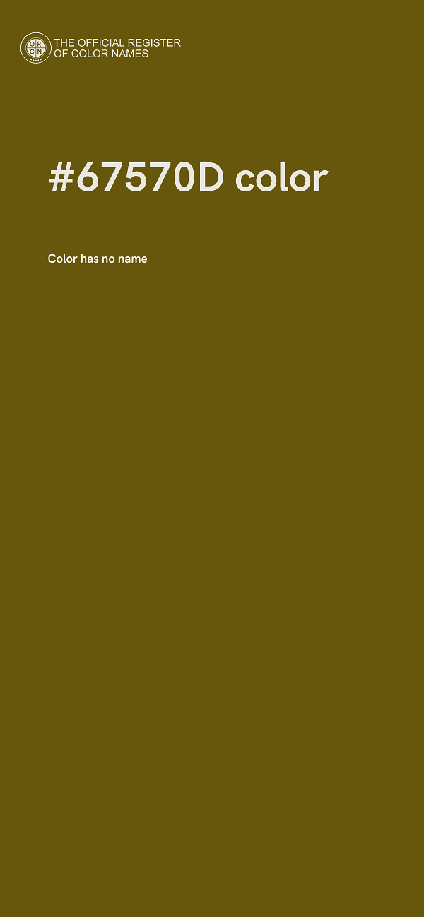 #67570D color image