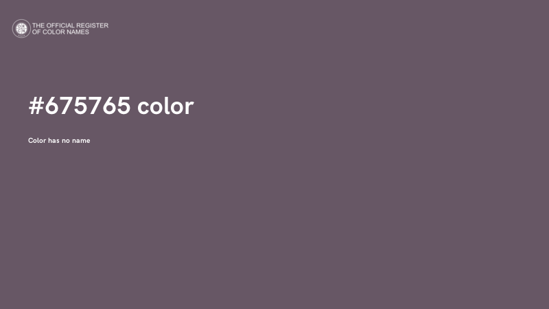 #675765 color image