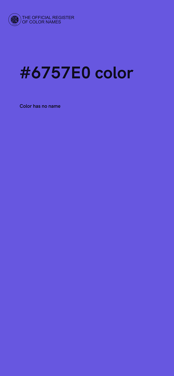 #6757E0 color image