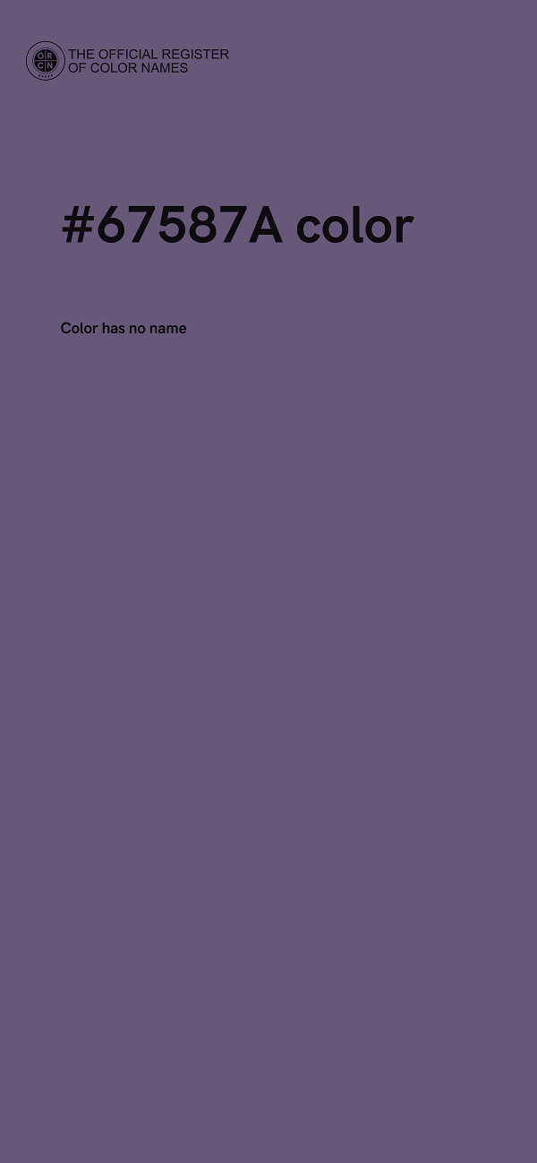 #67587A color image