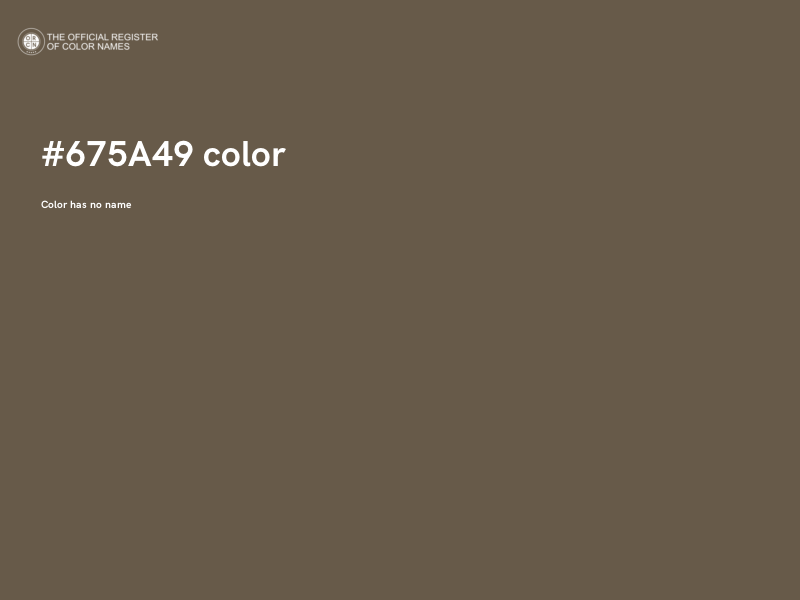 #675A49 color image