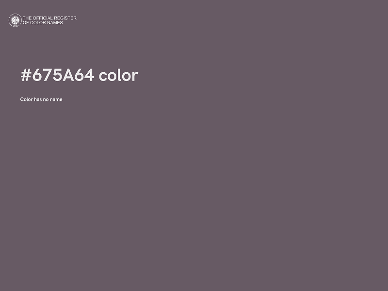 #675A64 color image