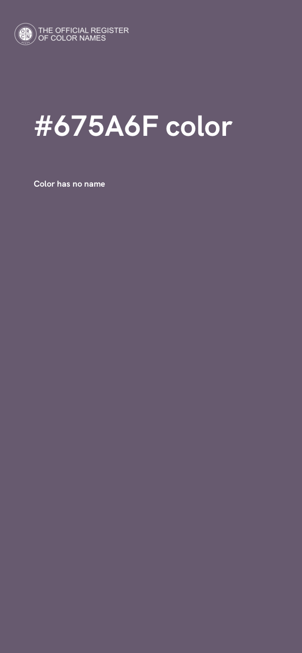 #675A6F color image