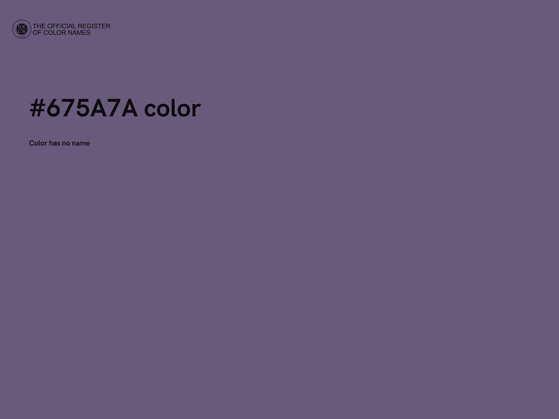 #675A7A color image