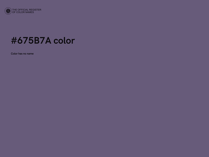 #675B7A color image