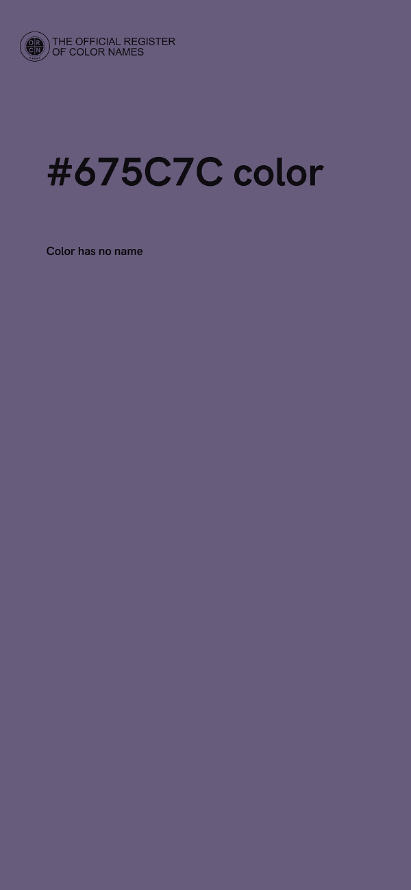 #675C7C color image