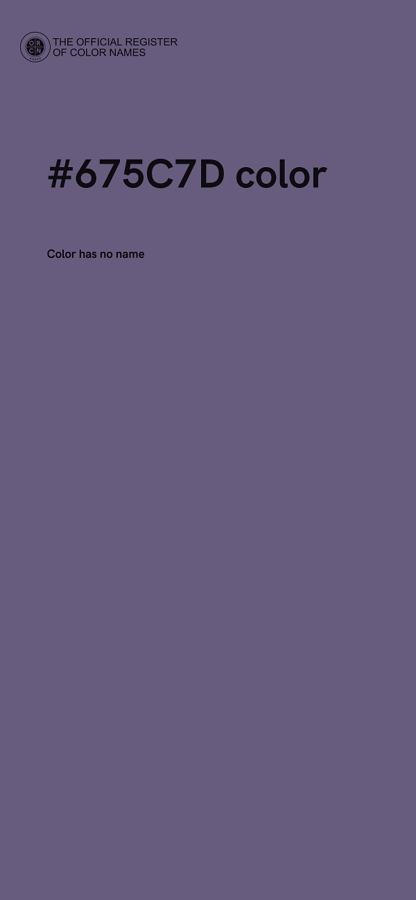 #675C7D color image
