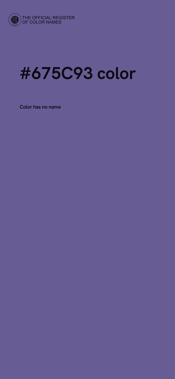 #675C93 color image