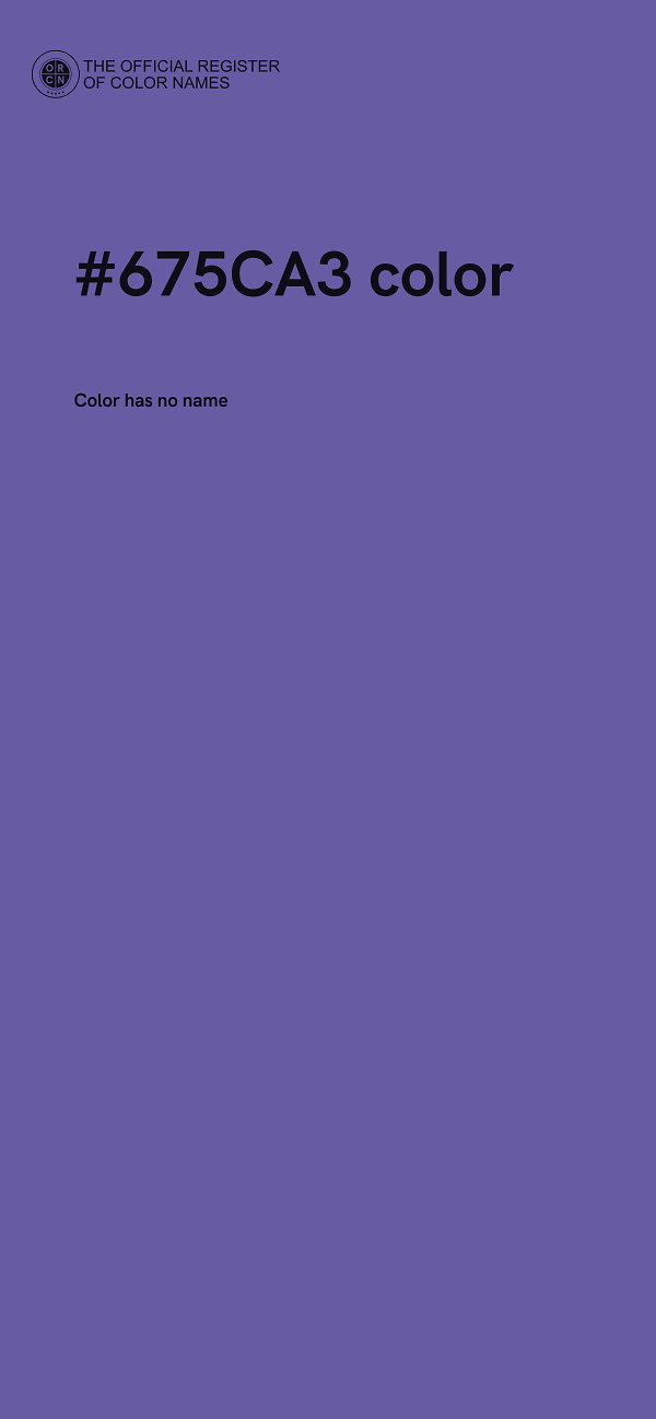 #675CA3 color image