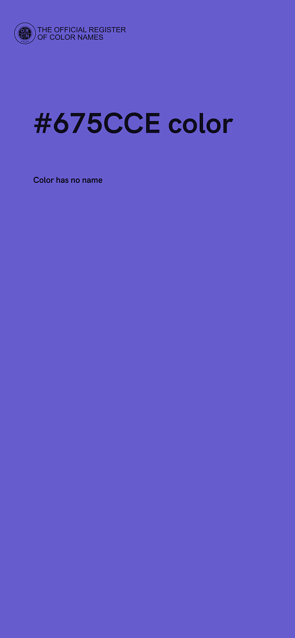 #675CCE color image