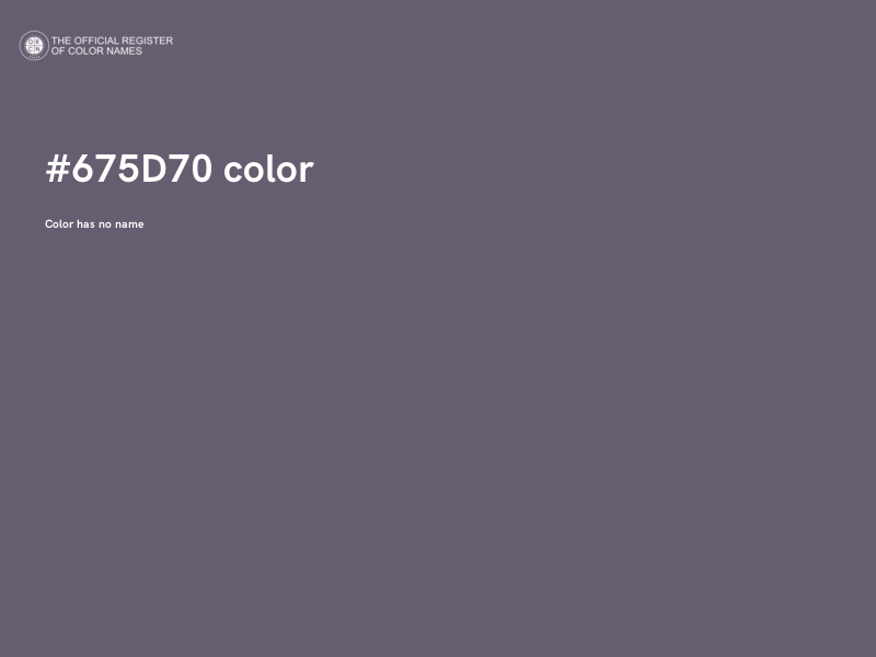 #675D70 color image