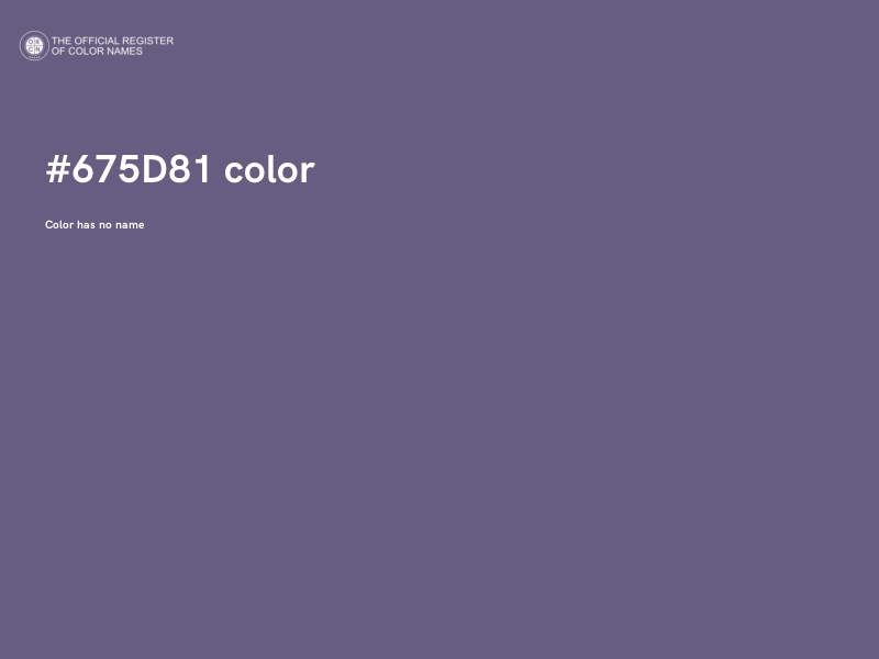 #675D81 color image