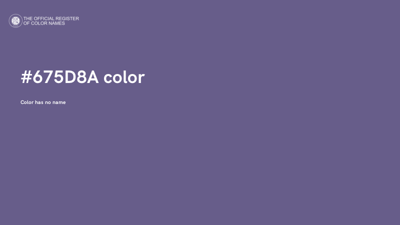 #675D8A color image