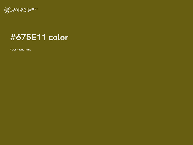 #675E11 color image