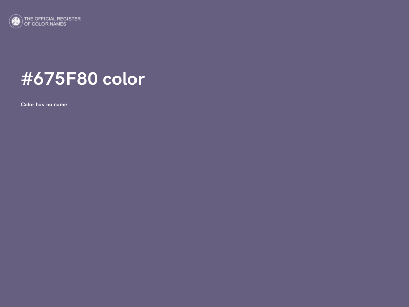 #675F80 color image