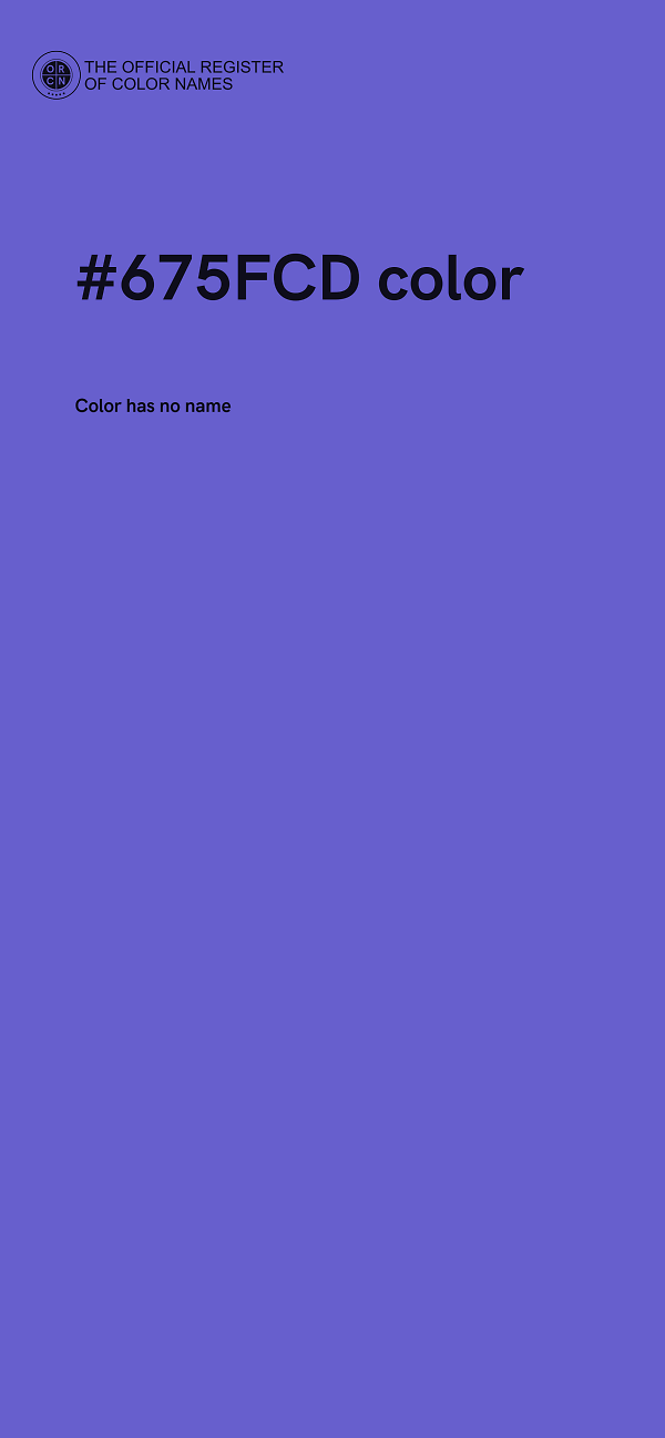 #675FCD color image