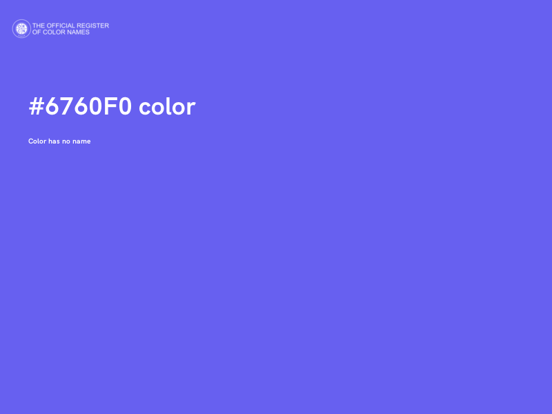#6760F0 color image