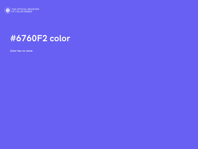 #6760F2 color image