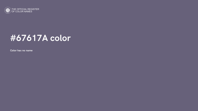 #67617A color image