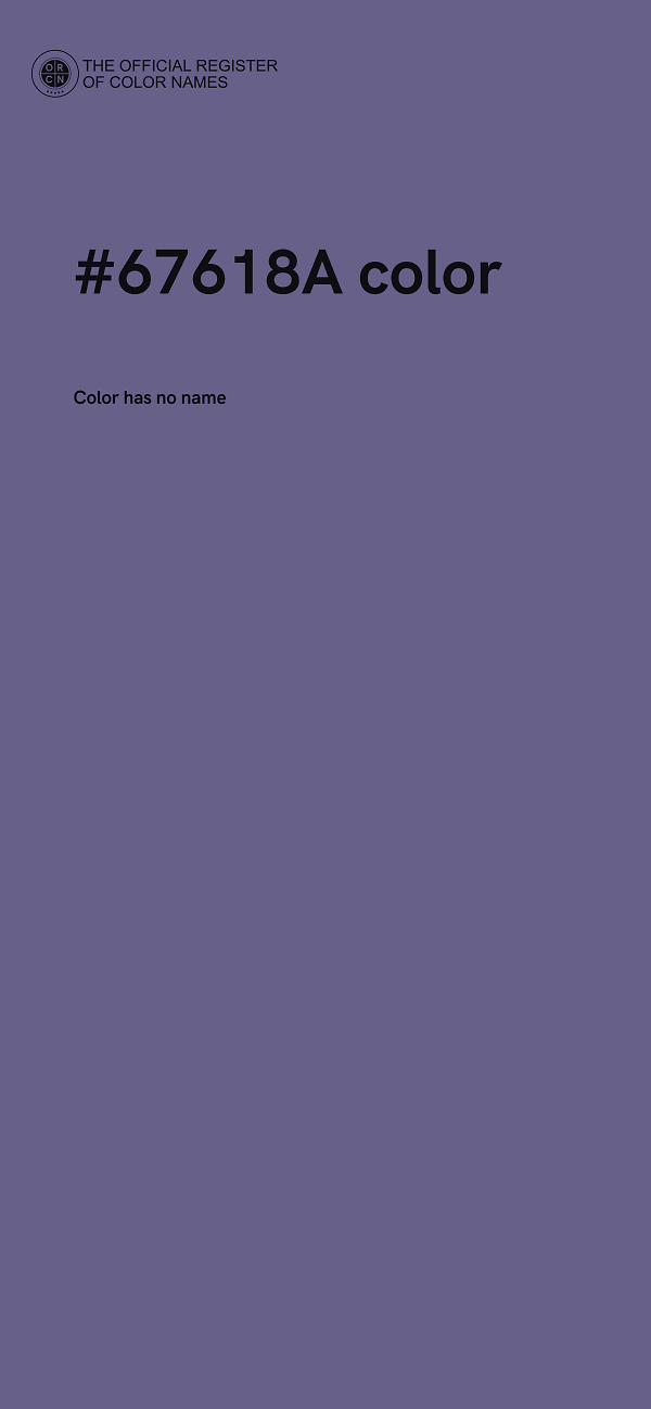 #67618A color image
