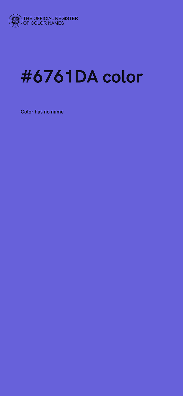 #6761DA color image