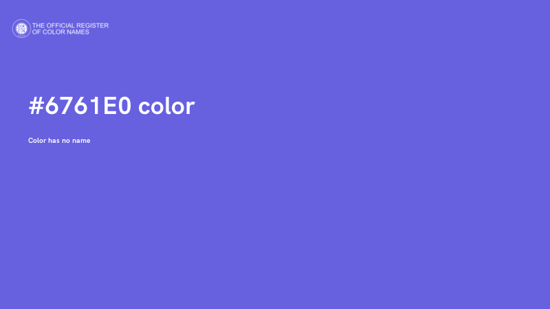 #6761E0 color image