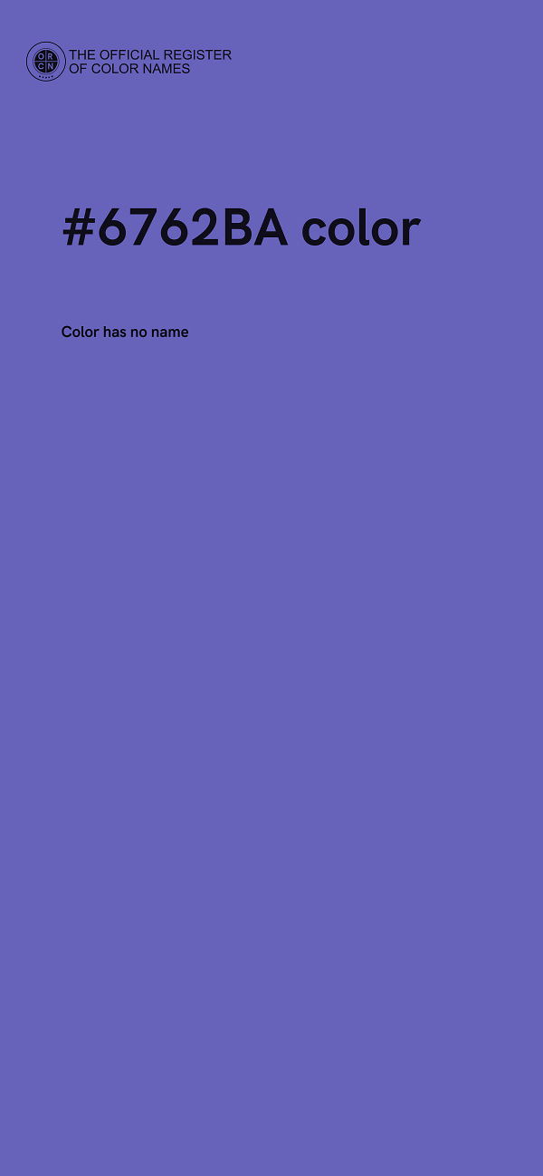 #6762BA color image