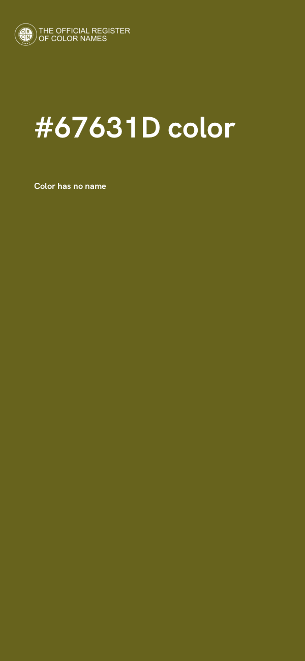 #67631D color image