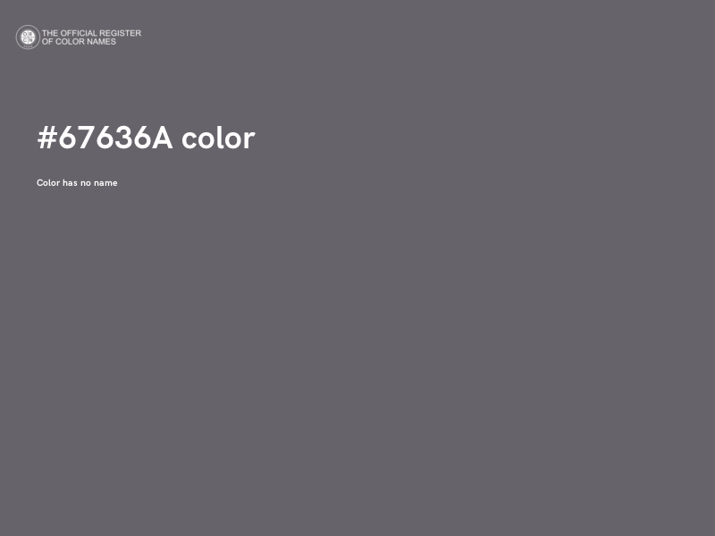 #67636A color image
