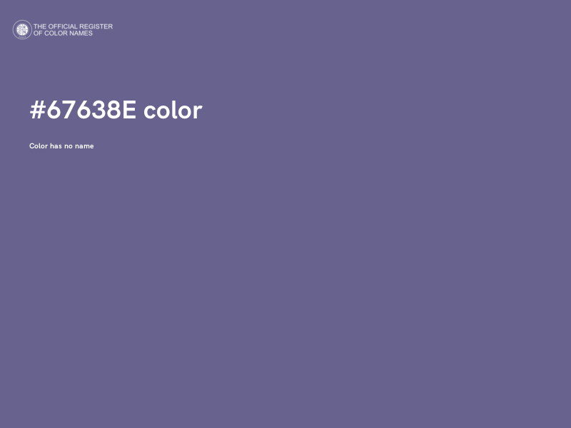 #67638E color image