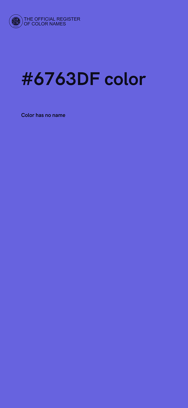 #6763DF color image
