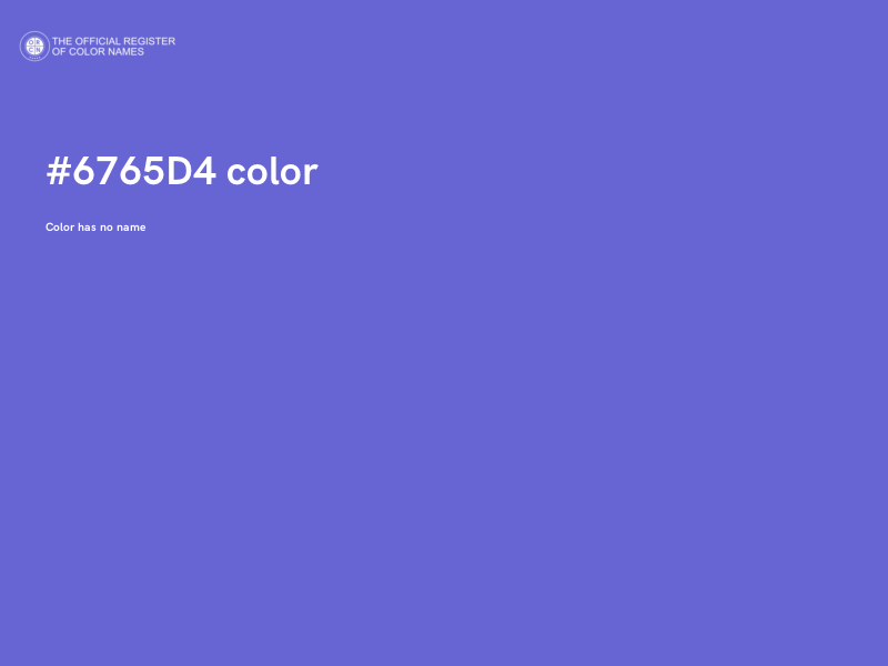 #6765D4 color image