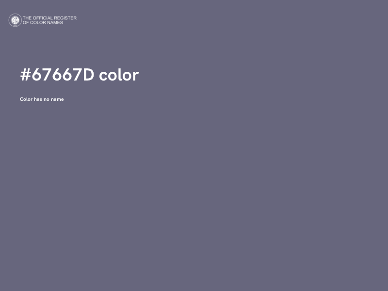 #67667D color image