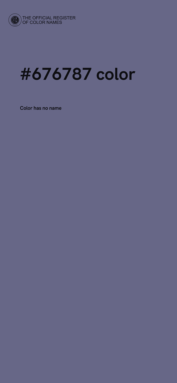 #676787 color image