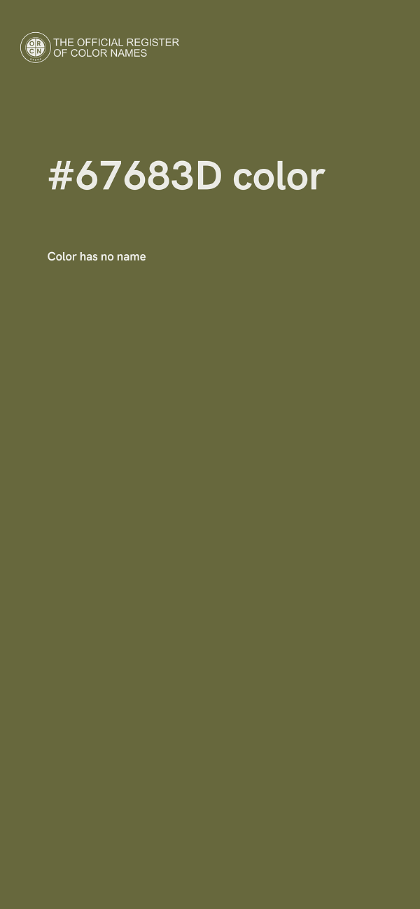 #67683D color image