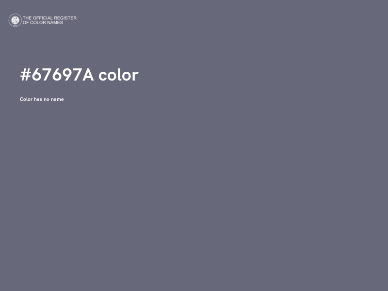 #67697A color image