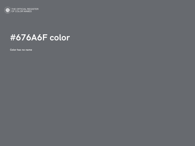 #676A6F color image