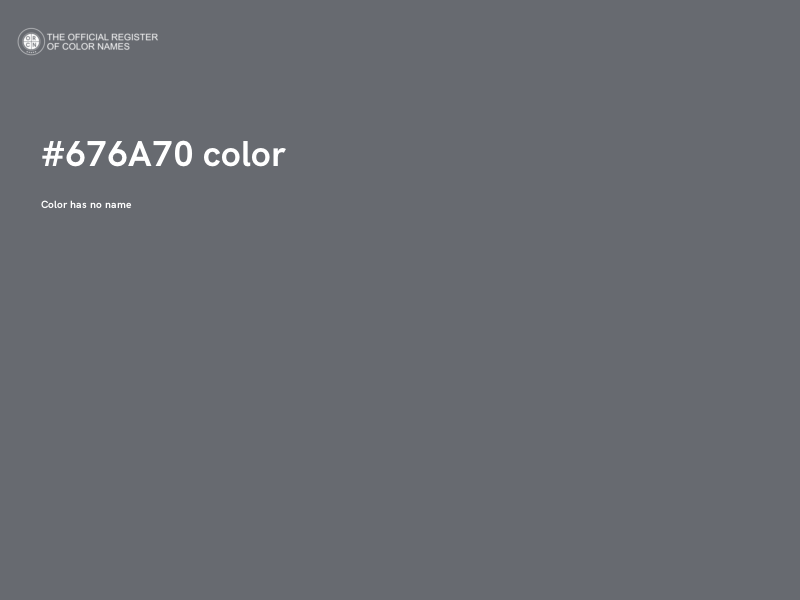 #676A70 color image