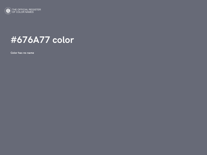 #676A77 color image