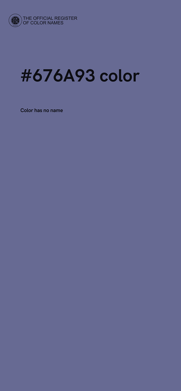 #676A93 color image