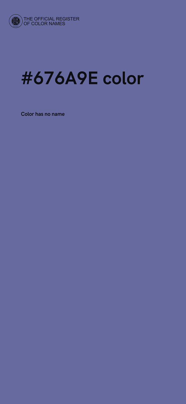 #676A9E color image