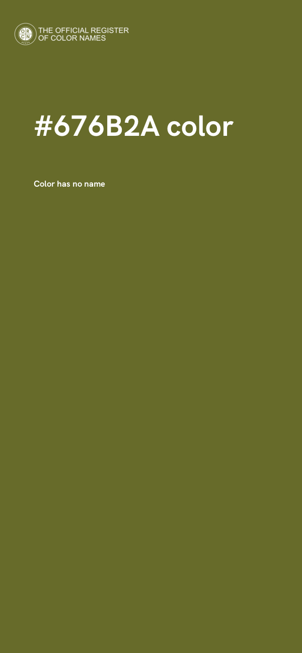 #676B2A color image