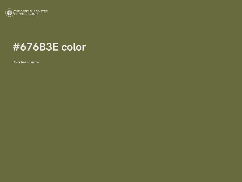 #676B3E color image