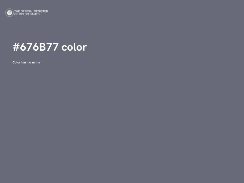 #676B77 color image