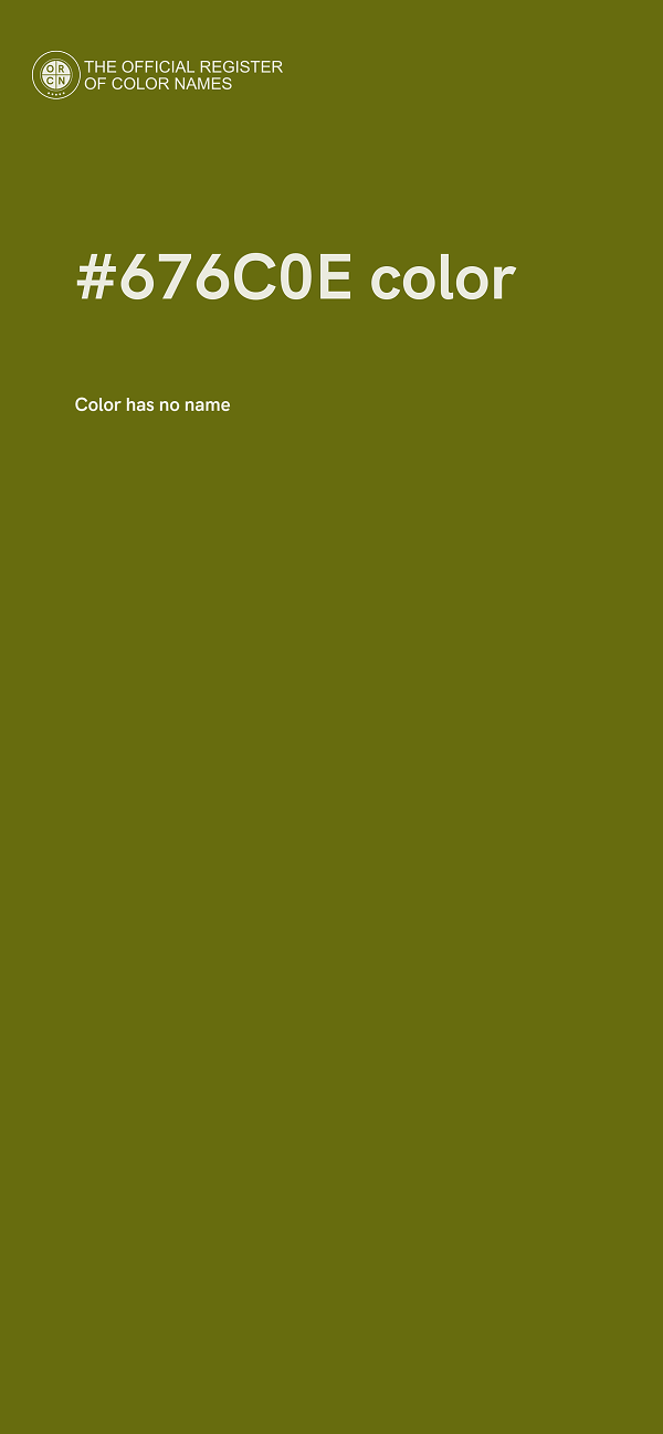 #676C0E color image