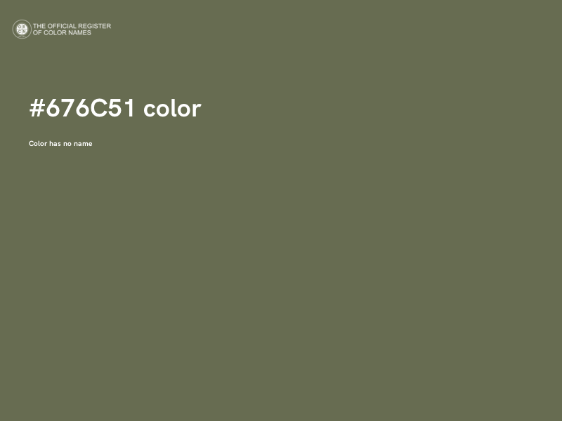 #676C51 color image