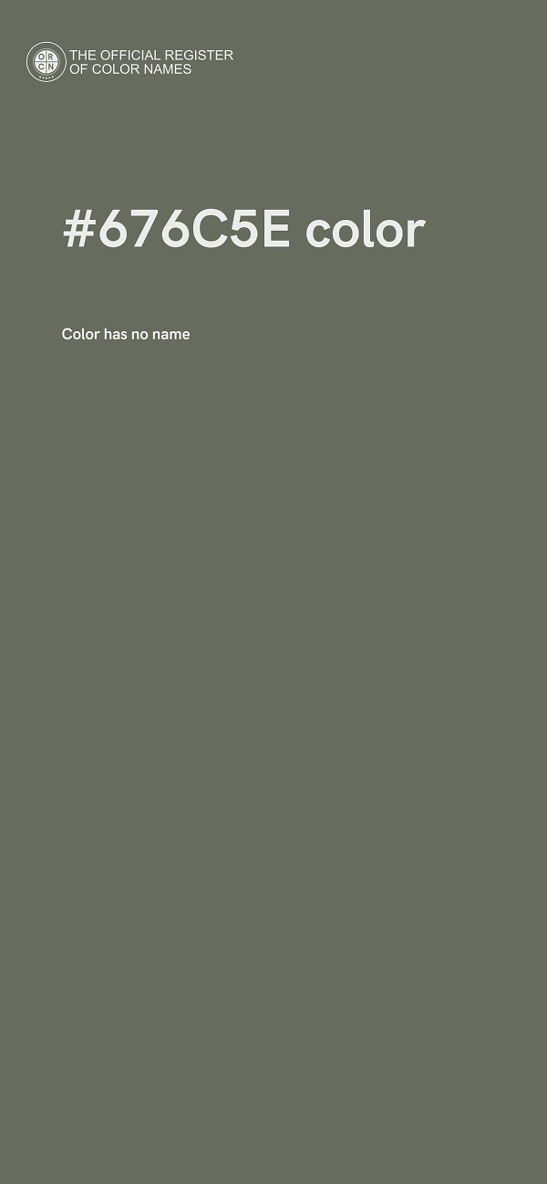 #676C5E color image