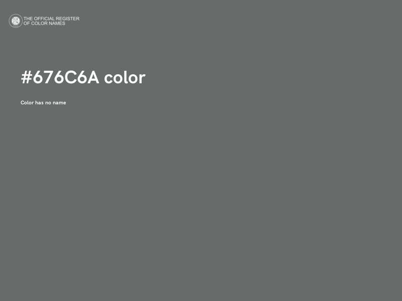 #676C6A color image