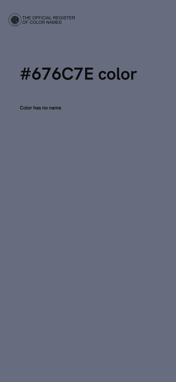 #676C7E color image